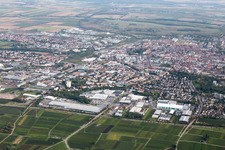 Landau-Nord in Landau in der Pfalz in the state Rhineland-Palatinate, Germany out of the air