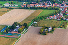 Buchenhof, Herxheimweyher and Poor Souls Chapel on Knittelsheimer Weg in Herxheimweyher in the state Rhineland-Palatinate, Germany