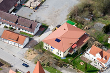 District Affolterbach in Wald-Michelbach in the state Hesse, Germany seen from a drone