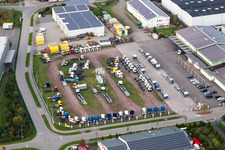 Industrial estate and company settlement Horst in the district Minderslachen in Kandel in the state Rhineland-Palatinate, Germany