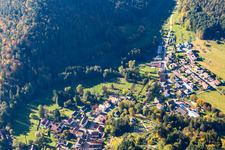 Aerial view of Bobenthal in the state Rhineland-Palatinate, Germany