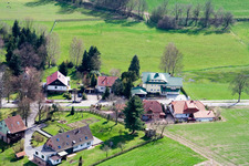 Aerial photograpy of Affolterbach in the district Wahlen in Grasellenbach in the state Hesse, Germany