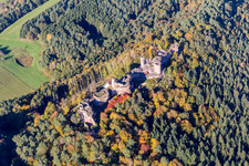 Altdahn and Neudahn Castles in Dahn in the state Rhineland-Palatinate, Germany