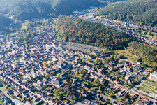 Dahn in the state Rhineland-Palatinate, Germany out of the air