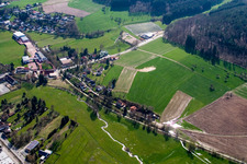 District Affolterbach in Wald-Michelbach in the state Hesse, Germany out of the air