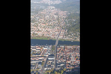 Theodor-Heuss Bridge for the B3 over the Neckar in the district Voraltstadt in Heidelberg in the state Baden-Wuerttemberg, Germany