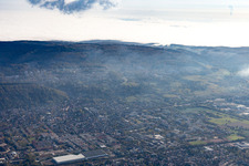 Aerial view of District Boxberg in Heidelberg in the state Baden-Wuerttemberg, Germany