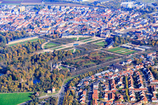 Castle park Schwetzingen in Schwetzingen in the state Baden-Wuerttemberg, Germany