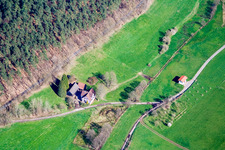 Mösselbachweg in the district Güttersbach in Mossautal in the state Hesse, Germany