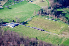 Football field Hiltersklingen in the district Hiltersklingen in Mossautal in the state Hesse, Germany