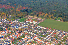 Development of the new Edelbergstraße development area and Haus Edelberg Senior Citizens' Center Bellheim in Bellheim in the state Rhineland-Palatinate, Germany