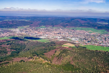 From the west in Erbach in the state Hesse, Germany