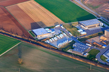 Market Hall 5 in Rülzheim in the state Rhineland-Palatinate, Germany