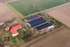 Resettler farm in Erlenbach bei Kandel in the state Rhineland-Palatinate, Germany