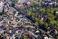 Germersheimer Street, Kandeler Street in Jockgrim in the state Rhineland-Palatinate, Germany