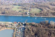 Seltz in the state Bas-Rhin, France from the plane