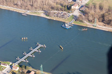Seltz in the state Bas-Rhin, France from the drone perspective