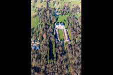 District Förch in Rastatt in the state Baden-Wuerttemberg, Germany from above