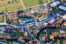 Aerial photograpy of Leisure Centre - Amusement Park Didiland in Morsbronn-les-Bains in Grand Est, France