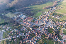 Zinswiller in the state Bas-Rhin, France out of the air