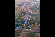 Drone recording of Surbourg in the state Bas-Rhin, France