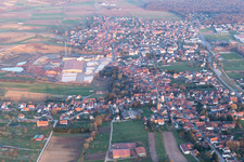 Betschdorf in the state Bas-Rhin, France out of the air