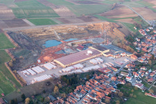 Drone recording of Betschdorf in the state Bas-Rhin, France