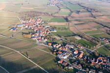 District Drusweiler in Kapellen-Drusweiler in the state Rhineland-Palatinate, Germany out of the air