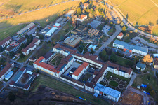 Psychiatric Hospital Landeck in winter in Klingenmünster in the state Rhineland-Palatinate, Germany