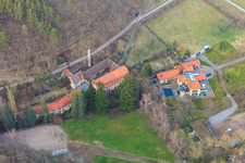 Buildings in the Hainbachtal in Gleisweiler in the state Rhineland-Palatinate, Germany