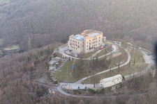 Oblique view of District Diedesfeld in Neustadt an der Weinstraße in the state Rhineland-Palatinate, Germany