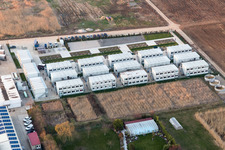 District Niederhochstadt in Hochstadt in the state Rhineland-Palatinate, Germany from the drone perspective