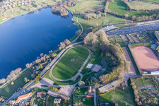 Bird's eye view of (Burgundy) in Autun in the state Saone et Loire, France