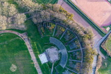 Aerial photograpy of (Burgundy) in Autun in the state Saone et Loire, France
