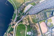Oblique view of (Burgundy) in Autun in the state Saone et Loire, France