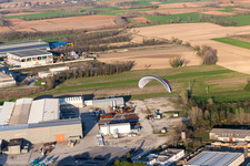 Al Casale Airport in Panellia di Sedegliano in the state Friuli Venezia Giulia, Italy out of the air