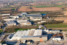 Panellia di Sedegliano in the state Friuli Venezia Giulia, Italy from above