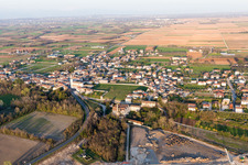 Aerial view of Bonzicco in the state Friuli Venezia Giulia, Italy