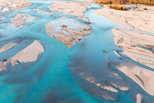 Carpacco in the state Friuli Venezia Giulia, Italy seen from above