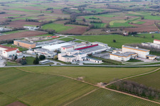 Aerial photograpy of Zona Industriale Prosciutti in the state Friuli Venezia Giulia, Italy