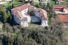 Aerial photograpy of Fattoria Martina in the state Friuli Venezia Giulia, Italy