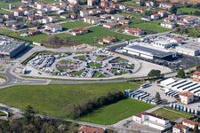 Oblique view of Fattoria Martina in the state Friuli Venezia Giulia, Italy