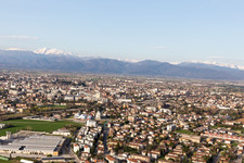 Basaldella in the state Friuli Venezia Giulia, Italy from above