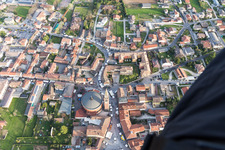 Aerial photograpy of Monte Santo-Stradalta in the state Friuli Venezia Giulia, Italy