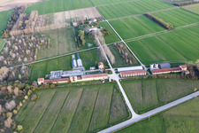Oblique view of Palazzolo dello Stella in the state Friuli Venezia Giulia, Italy