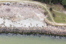 Borgo Manara in the state Emilia Romagna, Italy seen from above