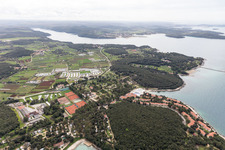 Aerial view of Anita in the state Gespanschaft Istrien, Croatia
