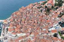 Rovinj in the state Gespanschaft Istrien, Croatia out of the air