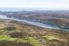 Rovinjsko Selo in the state Gespanschaft Istrien, Croatia out of the air