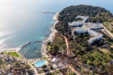 Aerial photograpy of Funtana in the state Gespanschaft Istrien, Croatia
